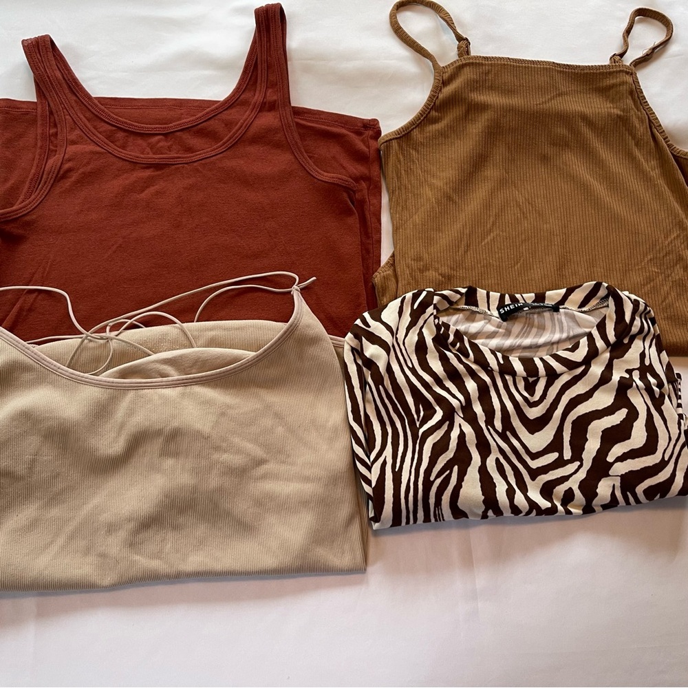 Bundle size Medium Crop Tops, Bodysuits, Going Out Tops, Shein, Wild Fable